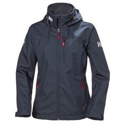 Kurtka uniwersalna damska Helly Hansen W Crew Hooded Jacket. Niebieskie kurtki sportowe Helly Hansen, uniwersalny, bez wzorów, bez kaptura, trekkingowe. Za 722.50 zł.
