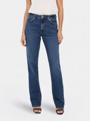 ONLY Jeansy Jaci 15296923 Niebieski Straight Fit. Niebieskie jeansy Only, bez wzorów. Za 99.99 zł.