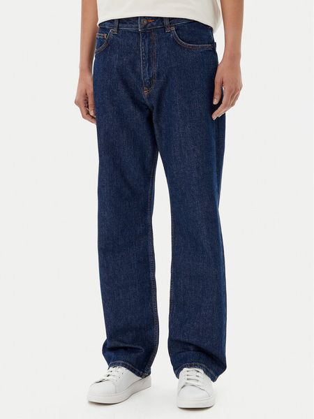 HUGO Jeansy Elyah_B 50520594 Granatowy Straight Fit. Niebieskie jeansy Hugo, bez wzorów. Za 249.99 zł.