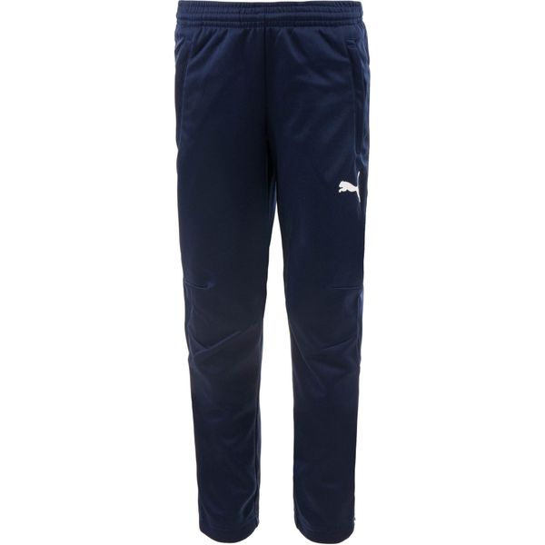 PUMA JR Spodnie Sportowe - Komfort i Swoboda Ruchu. Niebieskie spodnie dresowe Puma, bez wzorów, z poliesteru. Za 171.99 zł.