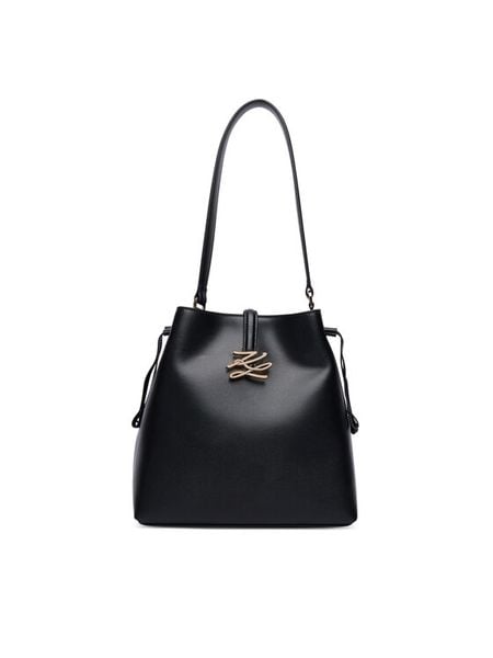 KARL LAGERFELD Torebka B4W30275 Czarny. Czarne torebki klasyczne KARL LAGERFELD, bez wzorów, ze skóry, bez dodatków. Za 1,299.00 zł.