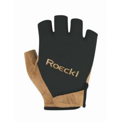 Krótkie rękawice Roeckl Bosco. Czarne rękawiczki Roeckl, bez wzorów. Za 169.50 zł.