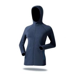 Damska kurtka Merino Ultra 300. Niebieskie kurtki narciarskie FJORK MERINO, l, bez wzorów, z elastanu, bez kaptura, narciarskie. W wyprzedaży za 599.00 zł.