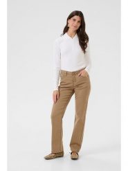 Cream Dżinsy - Comfort fit - w kolorze beżowym rozmiar: W28/L32. Brązowe jeansy Cream, l, z aplikacjami. Za 128.55 zł.