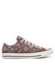 Converse Trampki Chuck Taylor All Star Paisley Pop A19186C Brązowy. Brązowe trampki Converse, bez wzorów, z materiału, bez zapięcia. Za 349.99 zł.