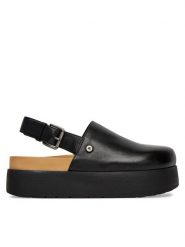 G-Star Raw Sandały FAIZA-118914 Czarny. Czarne sandały G-Star Raw, bez wzorów, ze skóry, retro, bez obcasa, na koturnie, bez zapięcia. Za 399.99 zł.