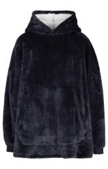 Trespass Cosiness – oversize bluza z kapturem At300 Navy. Niebieskie bluzy 2117 OF SWEDEN, bez wzorów, z polaru, z kapturem. Za 214.30 zł.