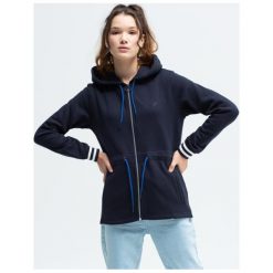 Lotto Bluza Rozpinana Z Kapturem Jujube , granatowy, rozmiar XS. Niebieskie bluzy Lotto, s, bez wzorów, z bawełny, z kapturem. W wyprzedaży za 103.99 zł.