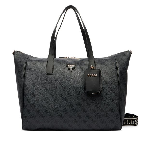 Torba weekendowa Guess. Szare torby podróżne Guess, z aplikacjami. Za 479.99 zł.