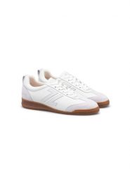 LLOYD Skórzane sneakersy w kolorze białym rozmiar: 41. Białe trampki LLOYD, bez wzorów, bez zapięcia. Za 316.24 zł.