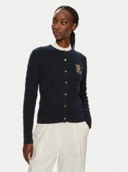 Lauren Ralph Lauren Kardigan 200932225002 Granatowy Slim Fit. Niebieskie kardigany Lauren Ralph Lauren, l, bez wzorów, z bawełny. Za 559.99 zł.