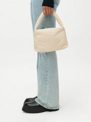 LeGer Torebka "Lucky" w kolorze kremowym rozmiar: onesize. Brązowe torebki klasyczne LeGer, bez wzorów, z materiału, bez dodatków. Za 100.99 zł.