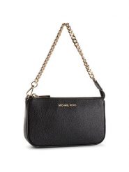 MICHAEL Michael Kors Torebka Pouches & Clutches 32F7GFDW6L Czarny. Czarne torebki klasyczne MICHAEL Michael Kors, bez wzorów, ze skóry, bez dodatków. Za 479.99 zł.