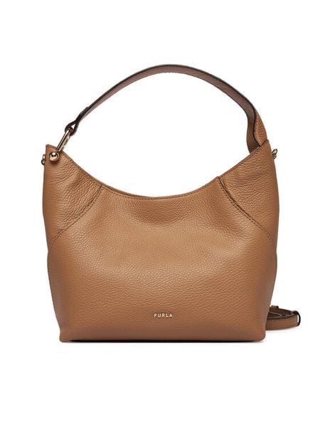 Furla Torebka Lara S WB01958 HSF000 BG YU500 1007 Brązowy. Brązowe torebki klasyczne Furla, bez wzorów, ze skóry, bez dodatków. Za 1,429.00 zł.