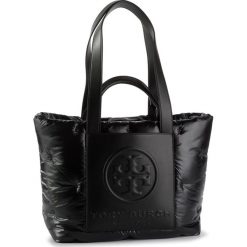 Torebka TORY BURCH - Perry Bombe Nylon Tote 56255 Black 001. Czarne shopper Tory Burch, bez wzorów, z materiału, bez dodatków. Za 1,269.00 zł.