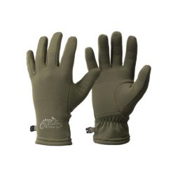Rękawice turystyczne jesienno zimowe Trekker Outback. Zielone rękawiczki HELIKON-TEX, bez wzorów, sportowe. Za 92.99 zł.