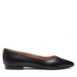 Baleriny LAUREN RALPH LAUREN. Czarne baleriny Lauren Ralph Lauren, bez wzorów, bez obcasa. Za 569.99 zł.