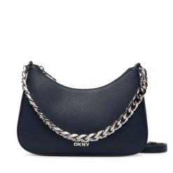 Torebka DKNY. Niebieskie torebki klasyczne DKNY, bez wzorów, bez dodatków. Za 609.99 zł.