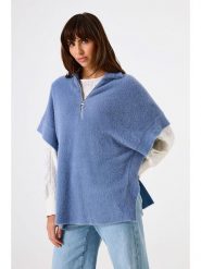 Garcia Sweter w kolorze niebieskim rozmiar: XS. Niebieskie swetry Garcia, xs, bez wzorów, bez ramiączek. Za 113.99 zł.