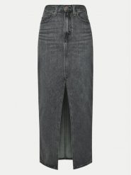 Levi's® Spódnica jeansowa A7512-0003 Czarny Regular Fit. Czarne spódnice s, bez wzorów, z bawełny. Za 239.99 zł.