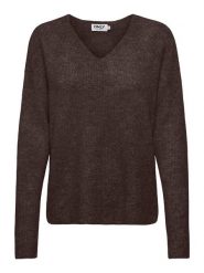 ONLY Sweter w kolorze brązowym rozmiar: XS. Brązowe swetry Only, xs, bez wzorów, bez ramiączek. Za 89.95 zł.