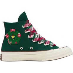 Sneakers Converse. Zielone trampki Converse, bez wzorów, bez zapięcia. Za 490.00 zł.