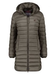 ANAPURNA Płaszcz pikowany "Akitalana" w kolorze khaki rozmiar: M. Brązowe płaszcze ANAPURNA, m, bez wzorów, bez kaptura. Za 173.99 zł.