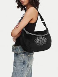 Juicy Couture Torebka CEO-BIJXT8990WZC. Czarny. Czarne torebki klasyczne Juicy Couture, bez wzorów, z materiału, bez dodatków. Za 349.99 zł.