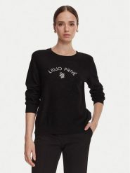 Liu Jo Sport Sweter TF6037 MS049 Czarny Regular Fit. Czarne swetry Liu Jo Sport, xl, bez wzorów, z syntetyku, bez ramiączek. Za 649.99 zł.