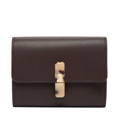 Portfel Furla. Brązowe portfele Furla, bez wzorów. Za 674.99 zł.
