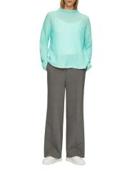 S.Oliver Sweter w kolorze turkusowym rozmiar: 36. Niebieskie swetry S.Oliver, s, bez wzorów, prążkowane, bez ramiączek. Za 173.99 zł.