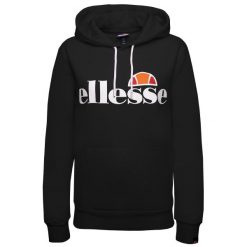 Bluza dresowa damska Ellesse Torices. Czarne bluzy Ellesse, m, bez wzorów, z bawełny, bez kaptura. Za 139.70 zł.