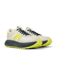 Camper Skórzane sneakersy w kolorze szaro-żółtym rozmiar: 36. Szare trampki Camper, bez wzorów, bez zapięcia. Za 167.28 zł.