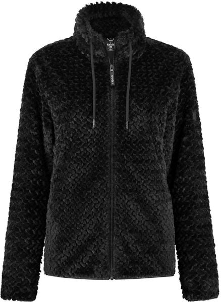 Damska bluza Kjelvik Wms Ann 40 czarna. Czarne bluzy Treksta, bez wzorów, z futra, bez kaptura. Za 127.06 zł.