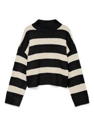 Vero Moda Sweter w kolorze czarnym rozmiar: M. Czarne swetry Vero Moda, m, bez wzorów, bez ramiączek. Za 91.99 zł.