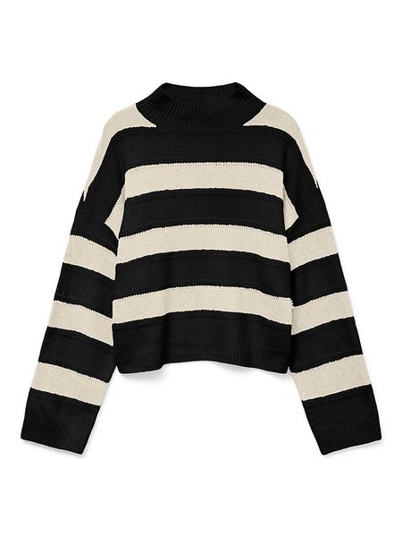 Vero Moda Sweter w kolorze czarnym rozmiar: L. Czarne swetry Vero Moda, l, bez wzorów, bez ramiączek. Za 113.63 zł.