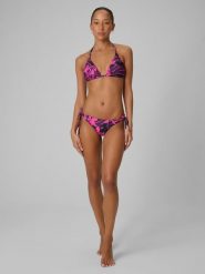 4F Dół od bikini damski - multikolor XXL. Brązowe szorty 4f, bez wzorów, klasyczne. Za 49.99 zł.