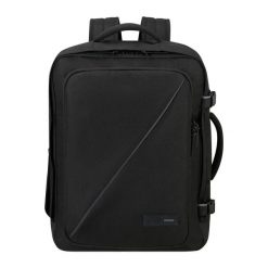 Zwykły plecak American Tourister M. Czarne plecaki American Tourister, bez wzorów. Za 237.70 zł.