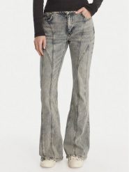 Guess Jeansy W6RA2 WD6671 Niebieski. Niebieskie jeansy Guess, z aplikacjami. Za 599.99 zł.