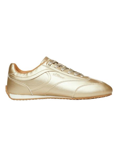 S.Oliver Sneakersy w kolorze złotym rozmiar: 37. Żółte trampki S.Oliver, bez wzorów, bez zapięcia. Za 189.95 zł.