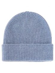 Zwillingsherz Kaszmirowa czapka w kolorze błękitnym rozmiar: onesize. Niebieskie czapki Zwillingsherz, bez wzorów, z kaszmiru. Za 184.95 zł.