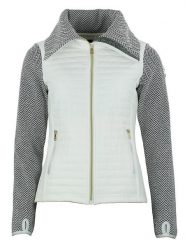 Peak Mountain Kurtka hybrydowa "Antem" w kolorze biało-czarnym rozmiar: XL. Białe kurtki sportowe Peak Mountain, xl, bez wzorów, bez kaptura, outdoorowe. Za 260.99 zł.