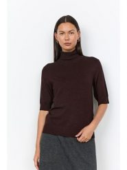 Soyaconcept Golf "Dollie" w kolorze ciemnobrązowym rozmiar: L. Brązowe golfy Soyaconcept, l, bez wzorów, bez ramiączek. Za 174.95 zł.