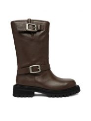 G-Star Raw Botki EO-ERVA-LT2520-101 Brązowy. Brązowe botki G-Star Raw, bez wzorów, ze skóry, bez obcasa, na płaskiej podeszwie, bez zapięcia. Za 579.99 zł.