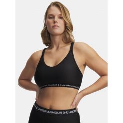 Biustonosz sportowy Under Armour Crossback Low Bra. Czarne bielizna sportowa Under Armour, s, bez wzorów. Za 104.99 zł.