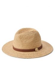 LAUREN RALPH LAUREN Kapelusz 454P14391001 Beżowy. Brązowe kapelusze Lauren Ralph Lauren, bez wzorów. Za 599.99 zł.