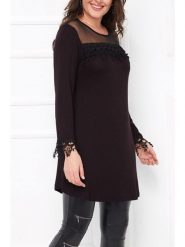 Milan Kiss Tunika w kolorze brązowym rozmiar: XL. Brązowe tuniki Milan Kiss, na co dzień, xl, bez wzorów, z koronki, bez kołnierzyka, bez ramiączek. Za 60.99 zł.