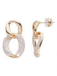 U.S. Polo Assn. Pozłacane kolczyki-wkrętki z kryształami rozmiar: onesize. Żółte kolczyki U.S. Polo Assn., z kryształem, metalowe. Za 185.76 zł.