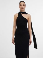 Orsay Top w kolorze czarnym rozmiar: L. Czarne topy Orsay, l, bez wzorów, bez kołnierzyka, bez ramiączek. Za 43.99 zł.