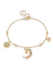 Les Favorites Pozłacana bransoletka z cyrkoniami rozmiar: onesize. Żółte bransoletki Les Favorites, z cyrkonią, pozłacane. Za 175.26 zł.